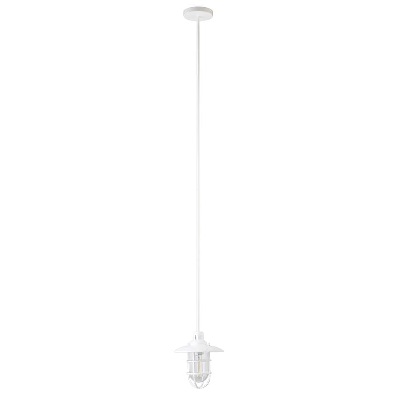 Bay 8.25" Wide Lantern Pendant with Glass/Metal Shade