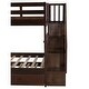preview thumbnail 14 of 44, Twin-over-Twin Bunk Bed with Twin size Trundle for Bedroom, Dorm, Adults