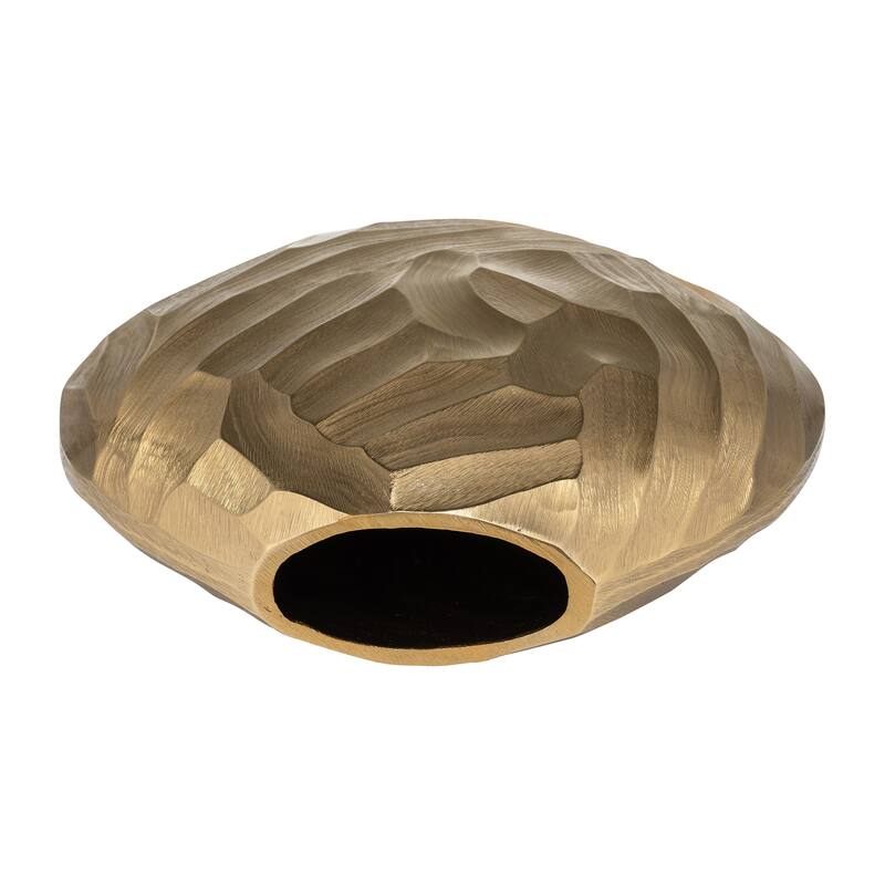 Modern Round Metal Table Vase - Flower Vase