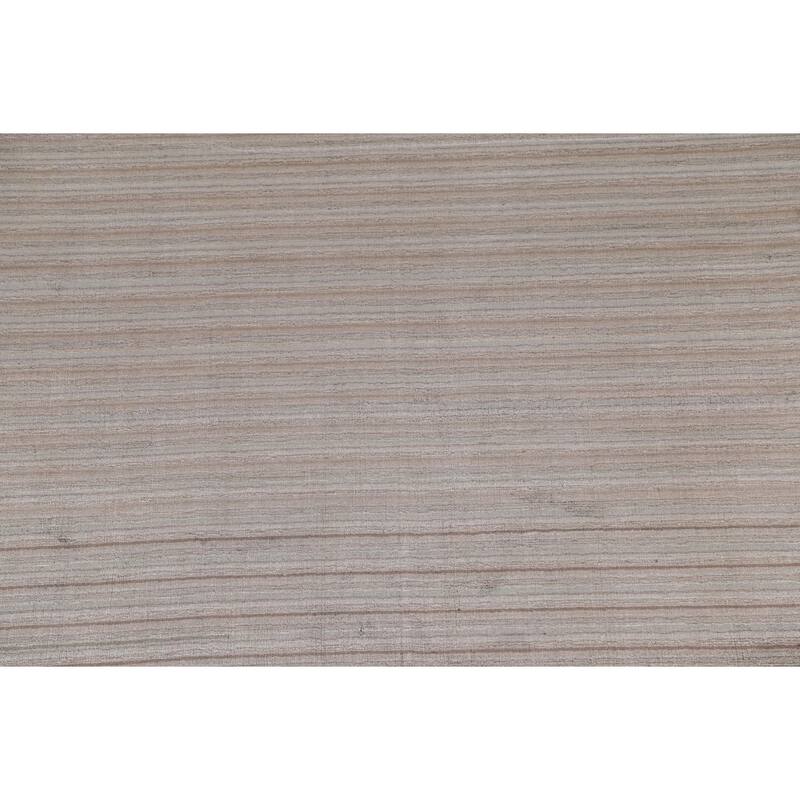 Striped Gabbeh Oriental Square Area Rug Hand-Knotted Wool Carpet - 9'10" x 9'10"