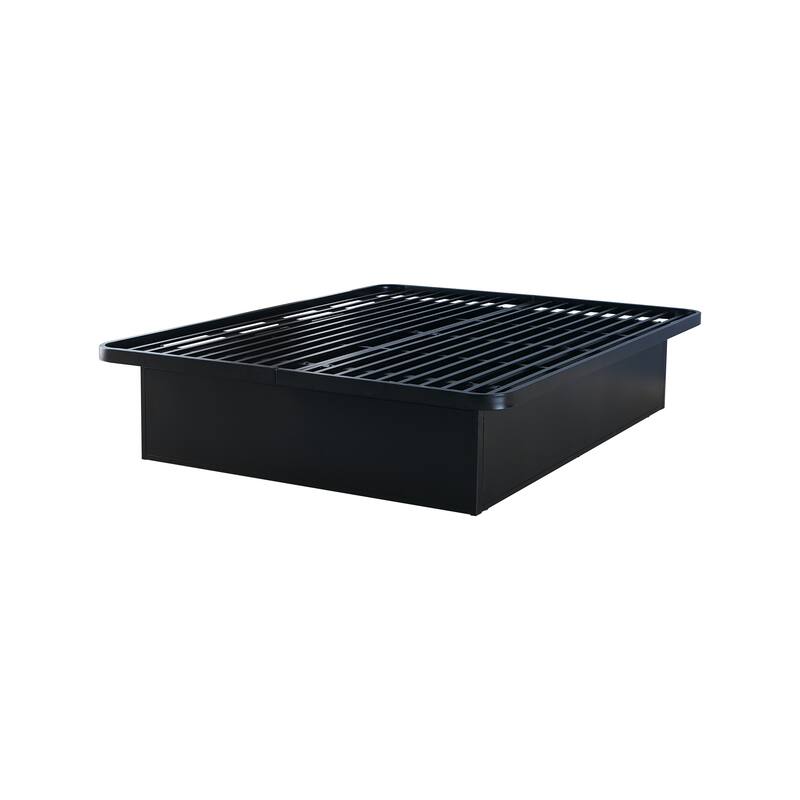 Queen Size Metal Modern Platform Bed Frame with 16" Height and Heavy Duty Support