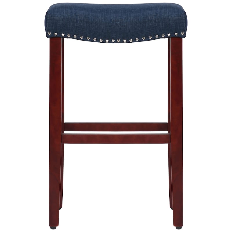 Jameson Upholstered Polyester Cherry 29 Inch Bar Stool (Set Of 2)