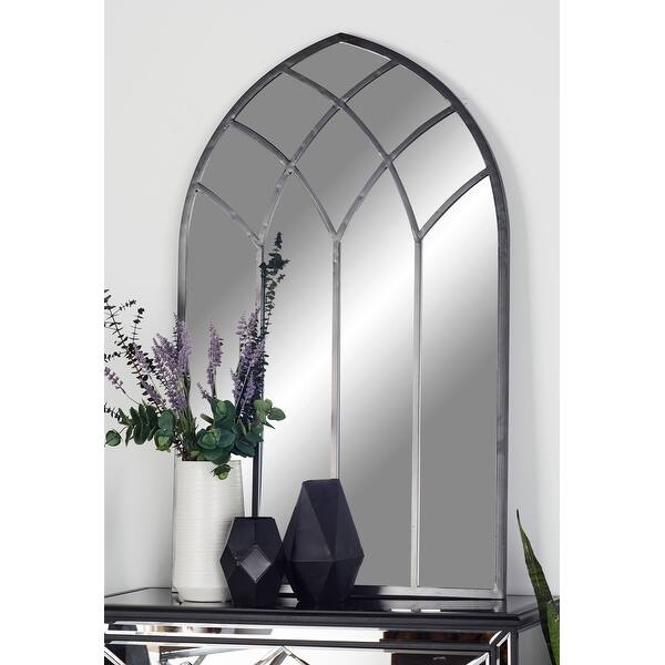 slide 1 of 15, Iron Traditional Wall Mirror 48 x 30 x 1