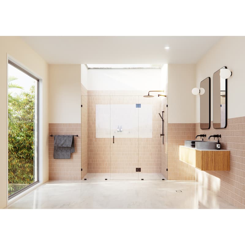 Glass Warehouse GHF-77.25 Stellar 78" High x 77-1/4" Wide Hinged
