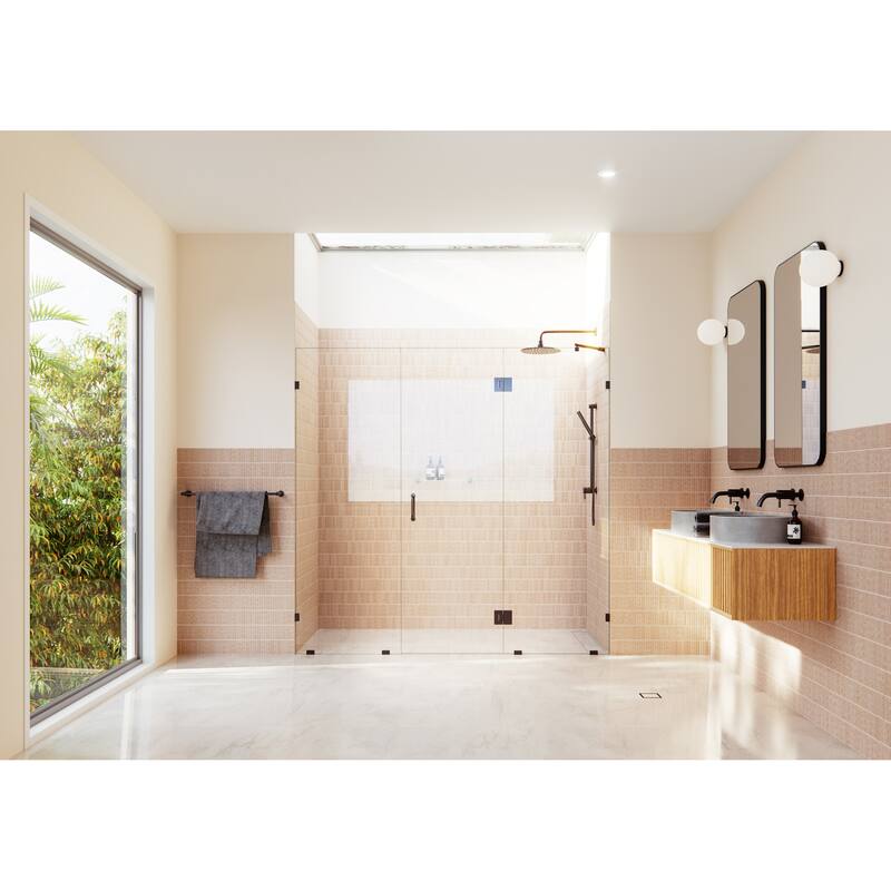 Glass Warehouse GHF-90.5 Stellar 78" High x 90-1/2" Wide Hinged
