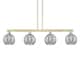 Option Antique Brass / Light Smoke Deco Swirl