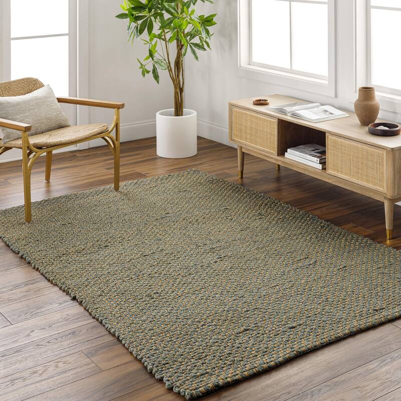 Livabliss Conrad Handmade Braided Jute Area Rug - Gray - 9' x 12'