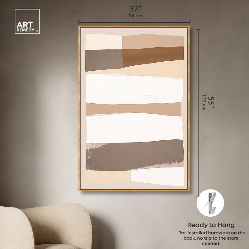 Linear Landscape I Canvas by Art Remedy