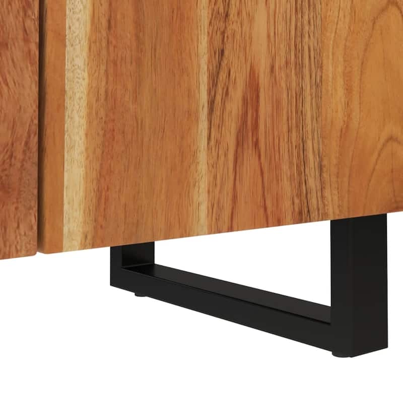vidaXL Sideboard 23.6"x13"x29.5" Solid Wood Mango