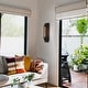 preview thumbnail 6 of 11, Carbon Loft Modern Farmhouse 1-Light Black Wall Sconces Flush Mount Wall Lamps - W 5.5" x H 18.5"