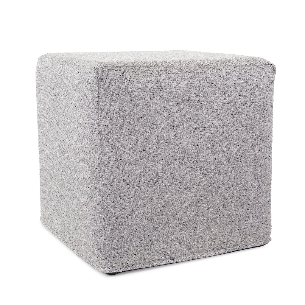 Allan Andrews No Tip Short Block Ottoman with Cover, Panama Collection