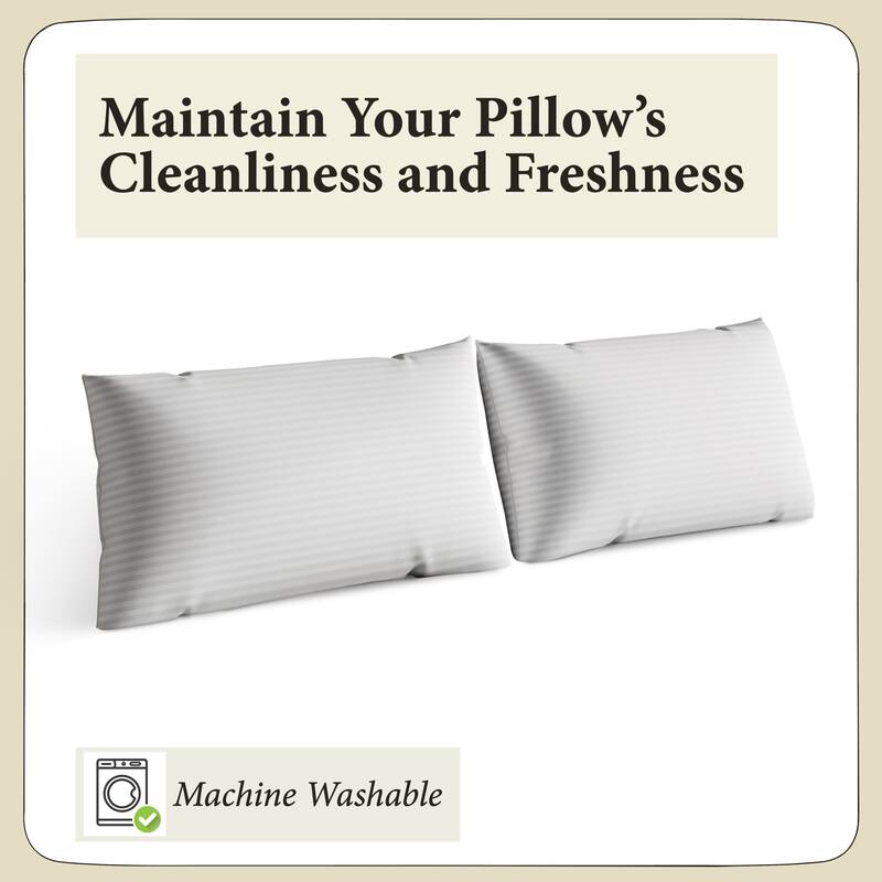 Clayfell Windsor Bed Pillows (Set of 2) - Soft, Supportive, and Designed for Better Sleep