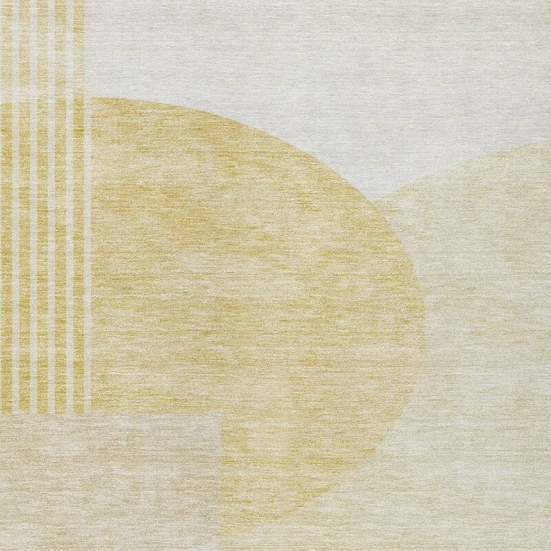 HomeRoots Geometric Transitional Rectangle Outdoor Rug