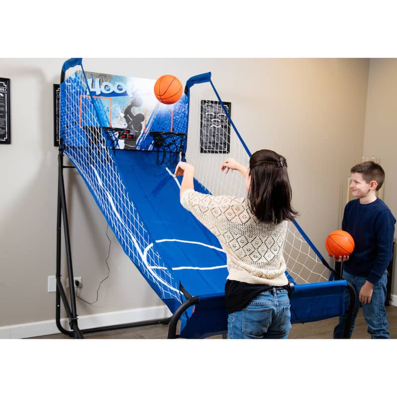 Hathaway Hoops Dual Basketball Arcade Game with LED Scoring