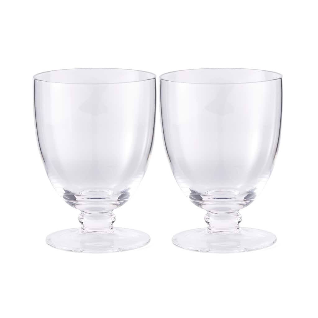 Kit Kemp for Spode Set of 2 Flow DOF Glasses - 10.6 Oz