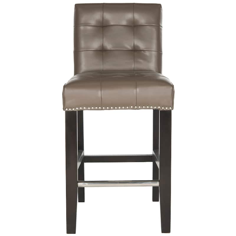 SAFAVIEH Lashunda 24-inch Counter Stool - 16.7" W x 20.1" L x 34.4" H - 17Wx20Dx34H