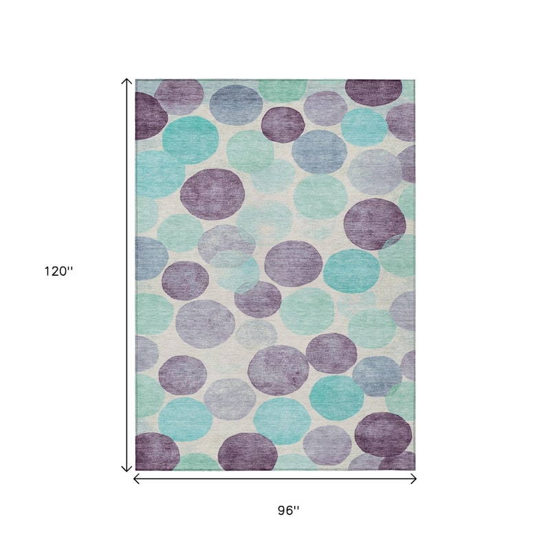 HomeRoots Geometric Transitional Rectangle Outdoor Rug