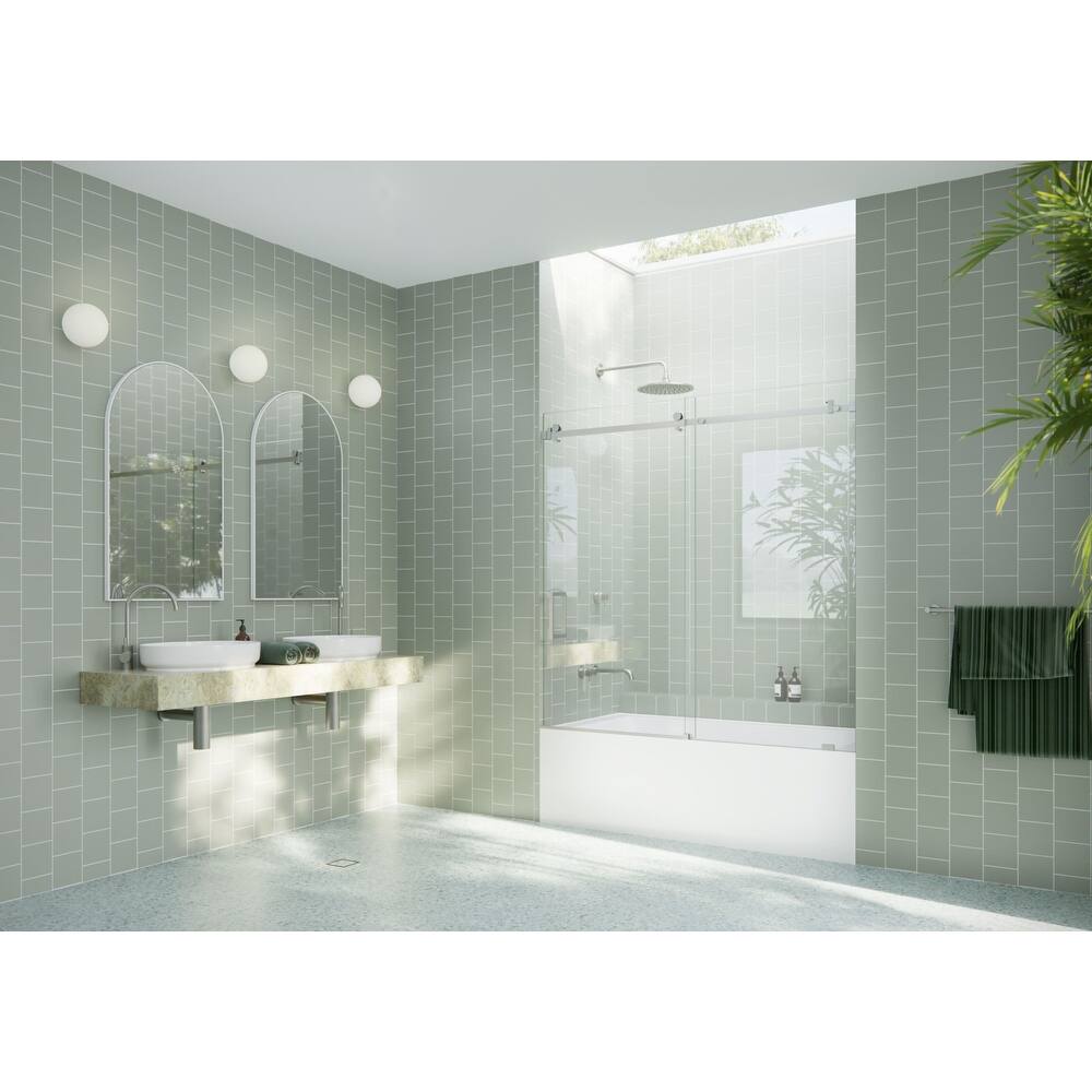Glass Warehouse B-SQSLD-60 Astro 60" High x 60" Wide Sliding Frameless