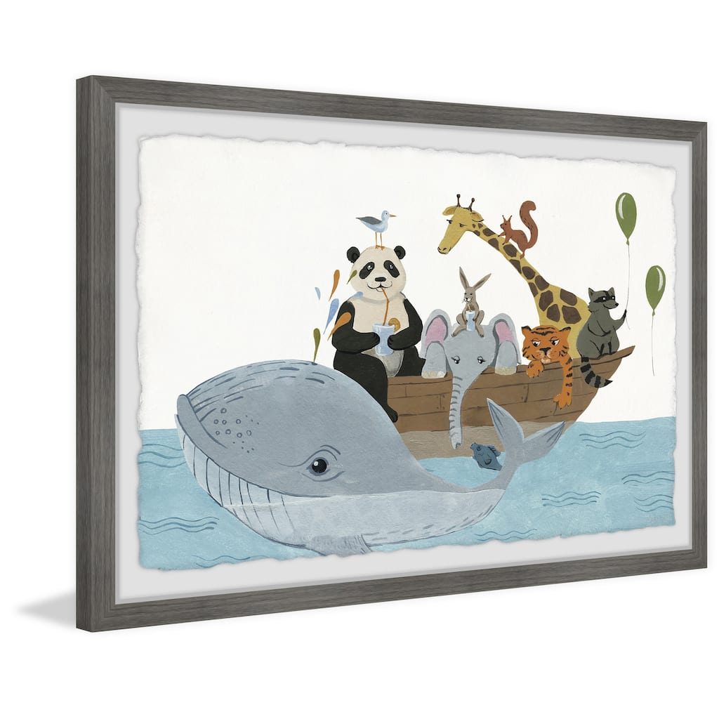 'Whale Watching' Framed Painting Print