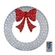 preview thumbnail 42 of 51, Pre-Lit Outdoor Christmas Wreath Decoration
