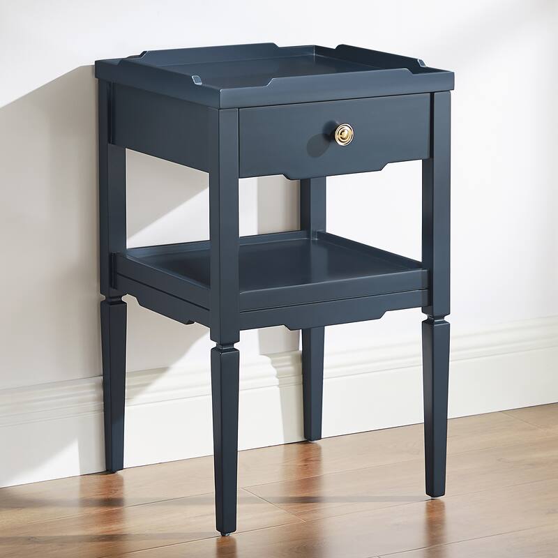 Fremont 1-drawer Nightstand by Greyson Living - Midnight Blue