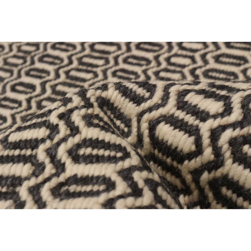 Nevada Grey Kilim 5'2" x 7'5" - 5'2 x 7'5