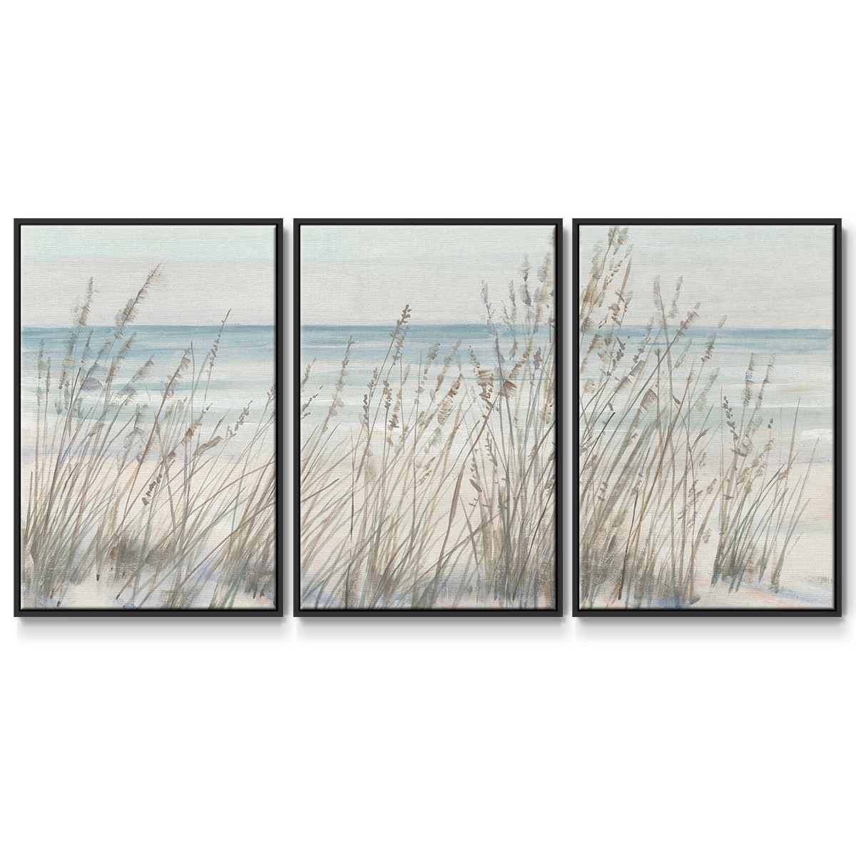 Beach Grass II - Multi Piece Framed Canvas