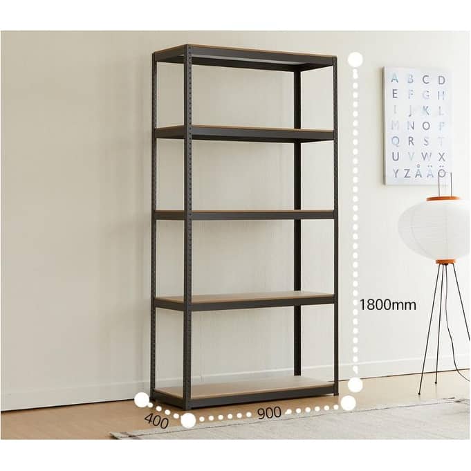 Storage Shelves - 5 Tier Adjustable Garage Storage Shelving