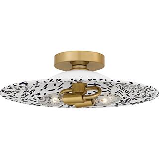 Light Gold  Flush Mount from the Indigo Collection