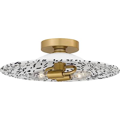 Light Gold Flush Mount from the Indigo Collection