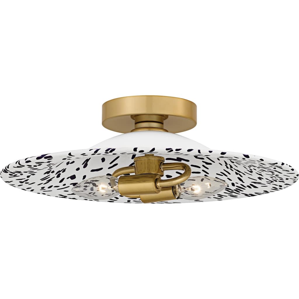 Light Gold Flush Mount from the Indigo Collection