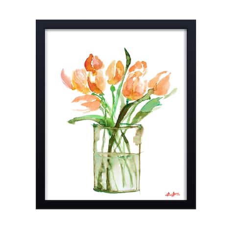 'Tulips No.3' Framed Print Wall Art