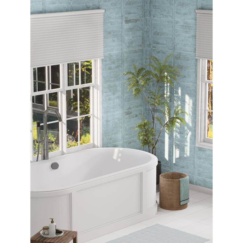 Merola Tile Habanera Decor Azul 11-7/8" x 35-1/2" Fluted Ceramic Wall Tile