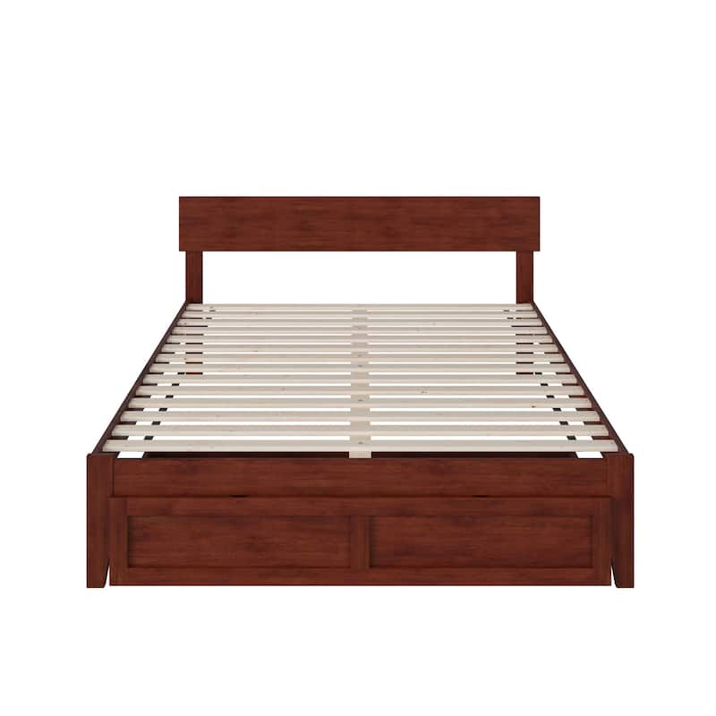 AFI Boston Platform Bed with Foot Drawer
