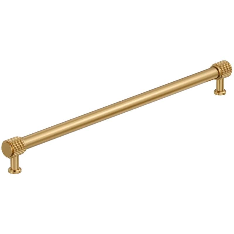 Amerock BP37809 Farewind 12-5/8" Center to Center Fluted Bar Cabinet - Champagne Bronze