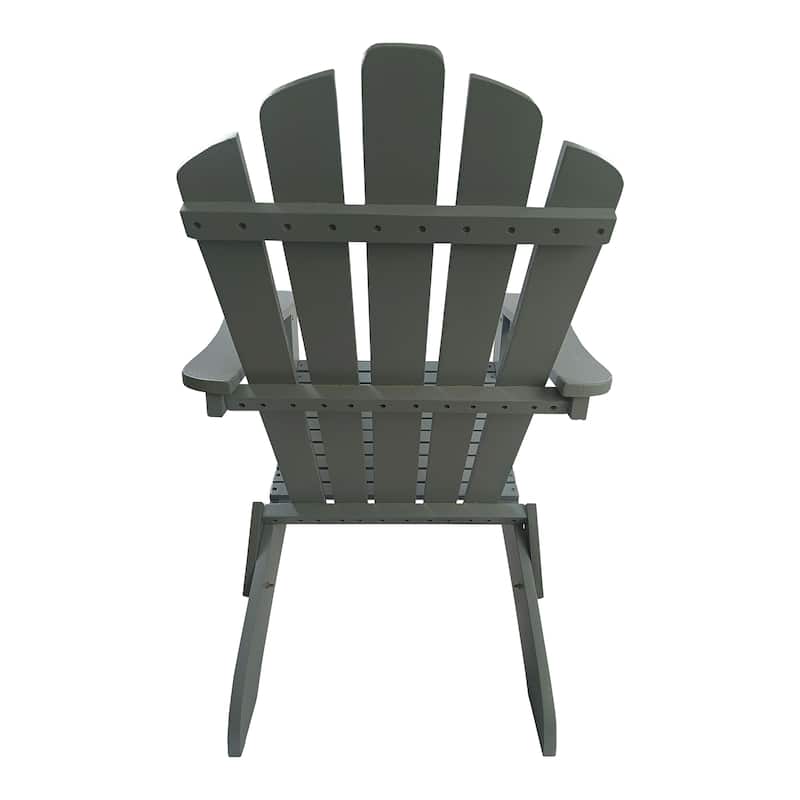 Outdoor Or Indoor Wood Adirondack Chair, Foldable
