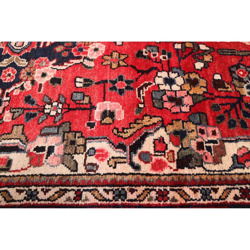 ECARPETGALLERY Hand-knotted Andelz Red Wool Rug - 4'4 x 7'10