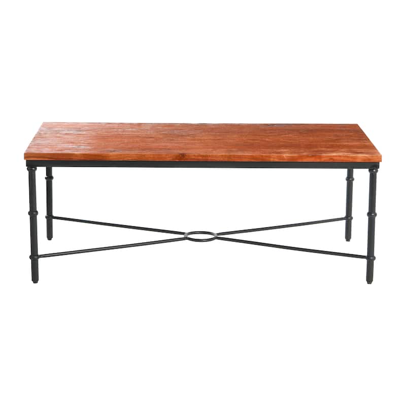 Wood and Metal Coffee Table