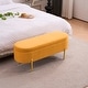 preview thumbnail 50 of 120, Velvet Storage Bench for Bedroom