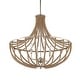 preview thumbnail 5 of 9, Uttermost Lovelock 4 Light Rope Empire Chandelier - 27.5"W x 27.5"D x 24.25"H