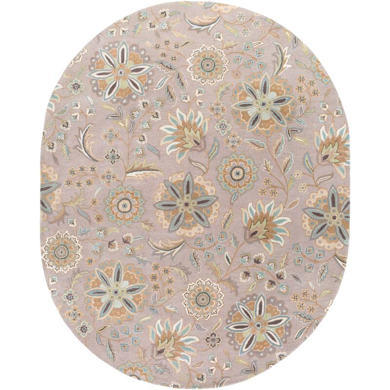 Lily Hand-tufted Transitional Floral Pattern Wool Area Rug