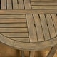 preview thumbnail 2 of 4, Marcello Outdoor Acacia Wood 3 Piece Dining Set with Mesh Seats by Christopher Knight Home