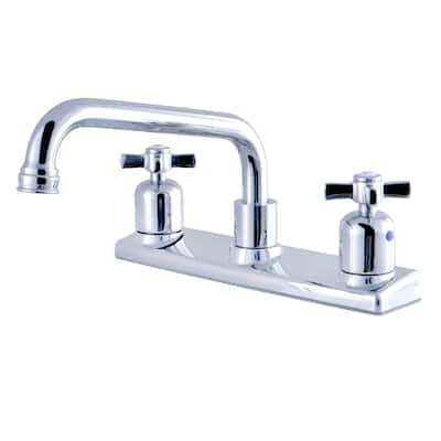 Kingston Brass Millennium 1.8 GPM Widespread Kitchen Faucet