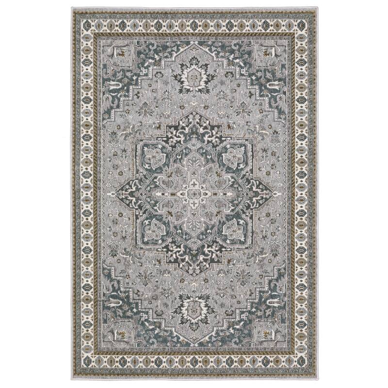 HomeRootsMedallion Traditional Runner Area Rug