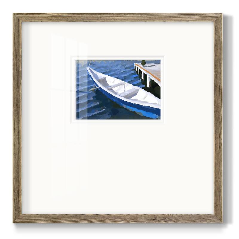 Colorful Rowboat IVPremium Framed Print