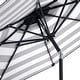 preview thumbnail 23 of 21, Pure Garden 9ft Striped Patio Umbrella with Push Button Tilt for Outdoor Furniture, Deck, Backyard, or Pool