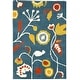 preview thumbnail 29 of 43, SAFAVIEH Handmade Soho Ingken Floral N.Z. Wool Rug 2' x 3' - Dark Blue/Multi - Rectangle