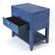 preview thumbnail 3 of 3, Handmade Amelle Blue Raffia End Table (Philippines)