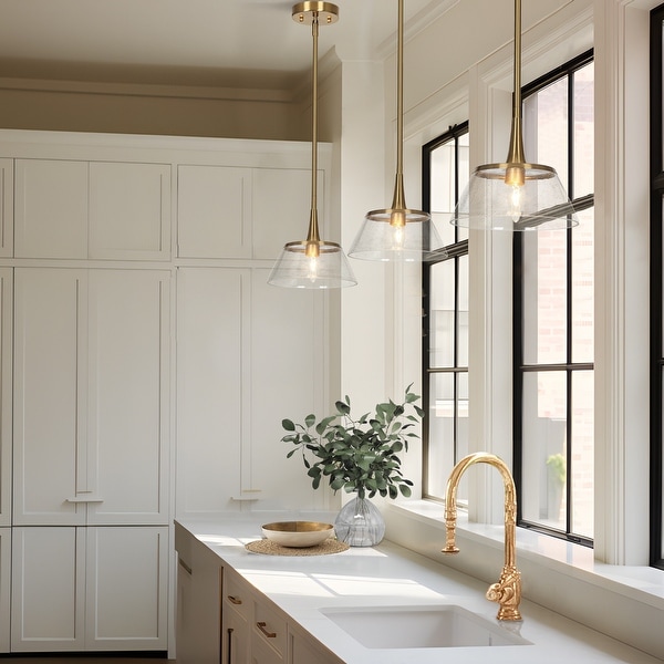 Long gold pendant light cheap