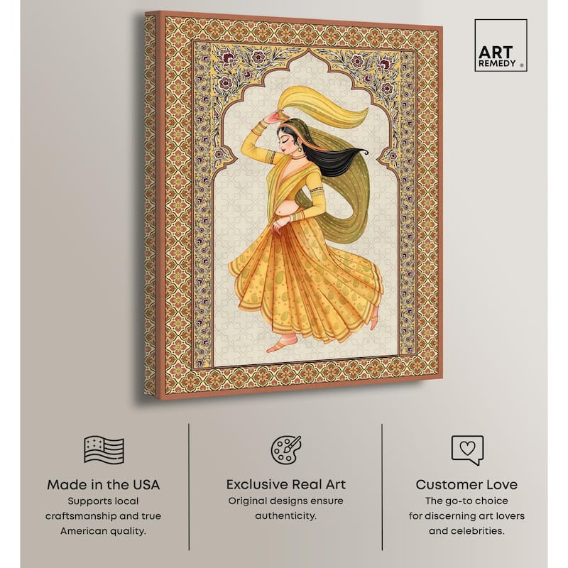 Dancing Princess Canvas by Art Remedy, Gallery Wrapped